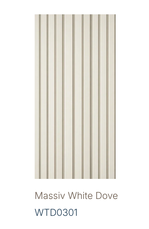Vaggpanel Massiv White Dove