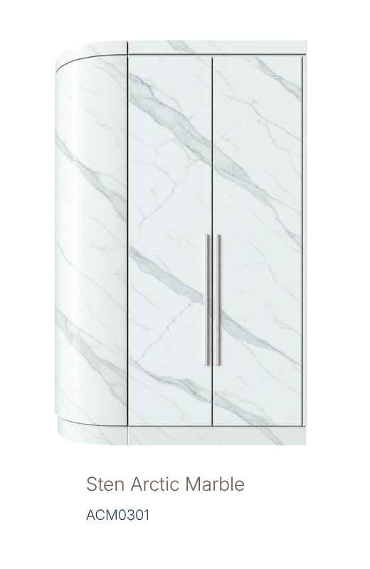 Kabinett-Sten Arctic Marble